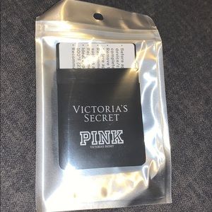 Victoria Secret PINK Black Cell Phone Card Holder